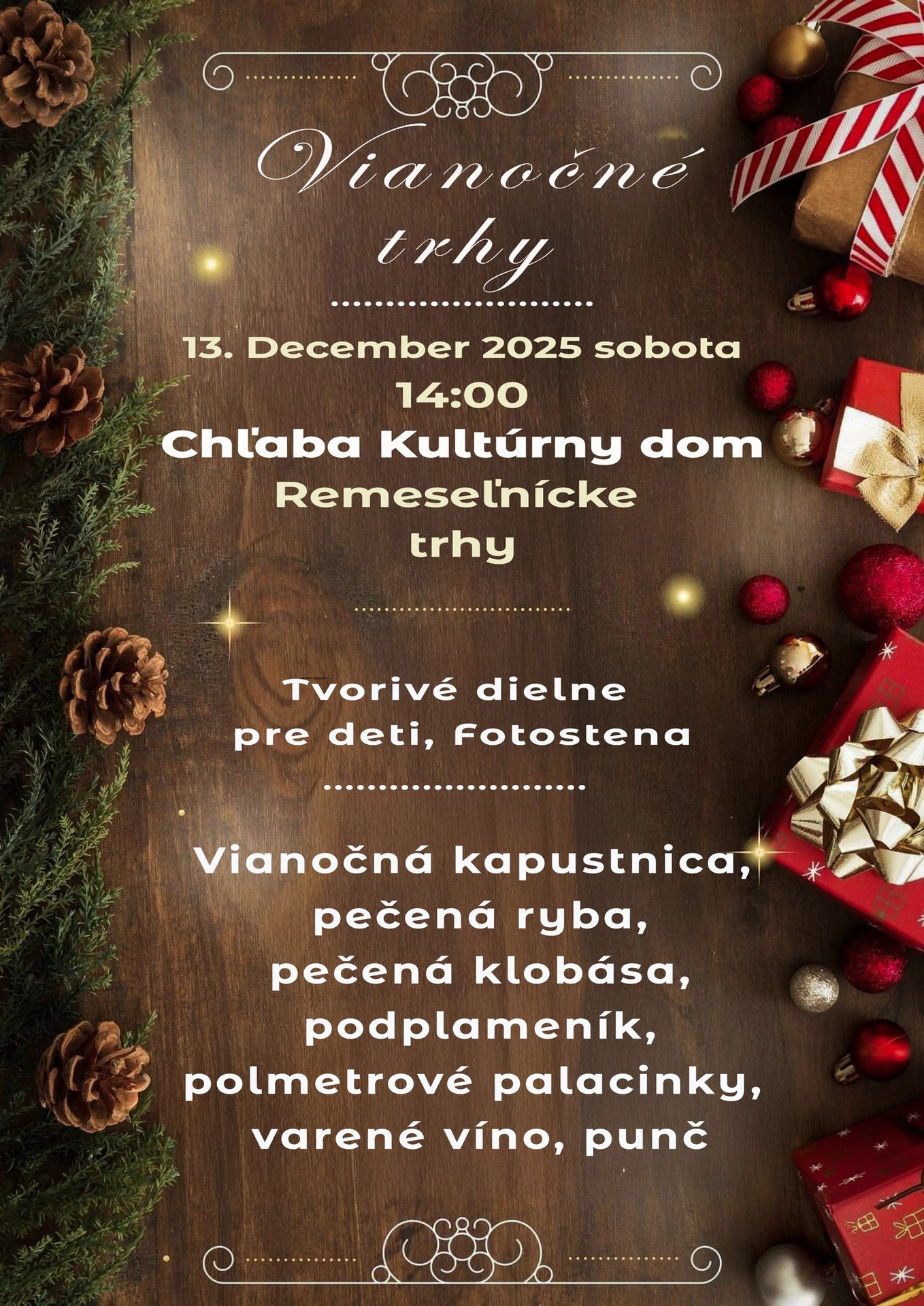 Vianočné trhy v Chľabe